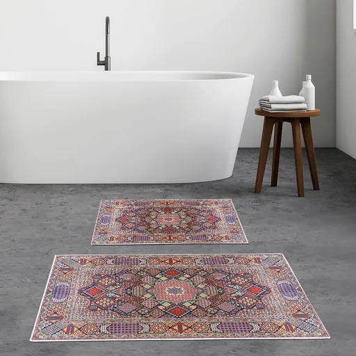 Set covorase de baie, L'essentiel Maison, Kt438, Multicolor