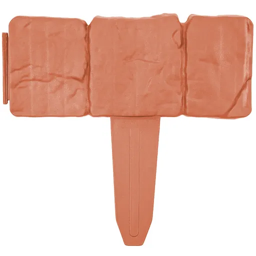 Palisadă de grădină - bordură 4Home Terracotta,2,5 m, teracotă