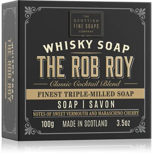 Scottish Fine Soaps Whisky Soap The Rob Roy săpun solid corp si fata 100 g