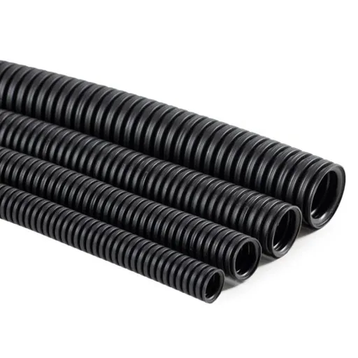 Rola 50 ml tub gofrat negru FLEX 320N, D40, HF,stabilizat UV, cu fir Extro 11102040