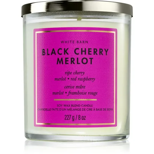 Bath & Body Works Black Cherry Merlot lumânare parfumată 227 g