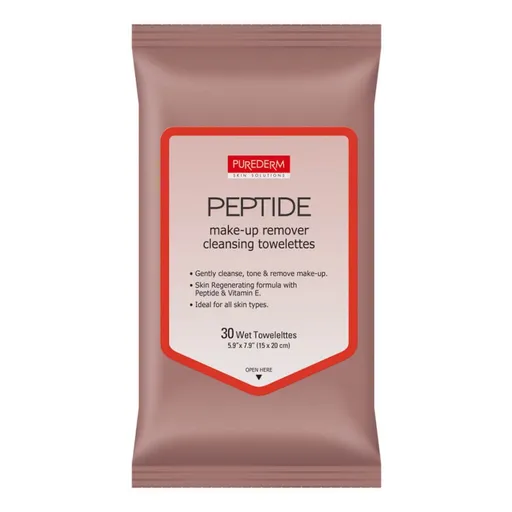 Servetele demachiante cu Peptide 30buc - Purederm