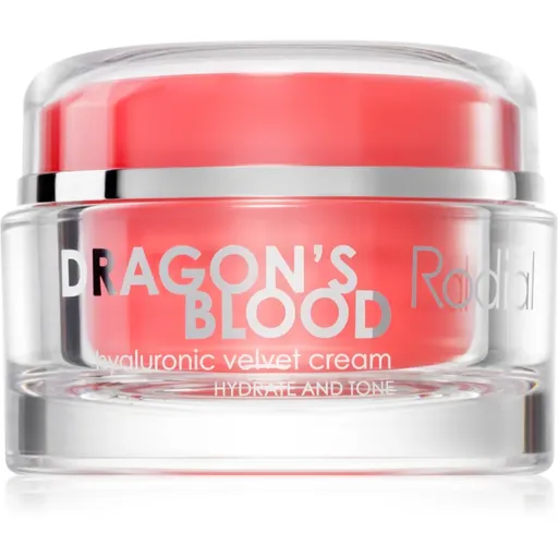 Rodial Dragon's Blood Velvet Cream Crema de față cu acid hialuronic pentru tenul uscat 50 ml