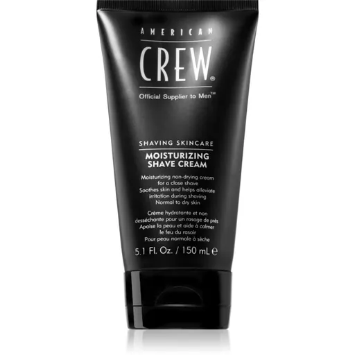 American Crew Shave & Beard Moisturizing Shave Cream crema de ras hidratanta pentru piele normala si uscata 150 ml