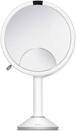 Simplehuman Oglindă cosmetică cu control tactil al intensității luminii Senzor Trio Albă