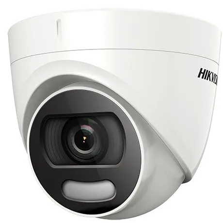 Camera TurboHD ColorVU Hikvision DS-2CE72HFT-F28, 5MP, lentila 2.8mm, lumina alba 20m, IP67