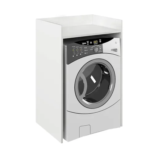 Dulap pentru mașină de spălat VOJTO, alb, alb