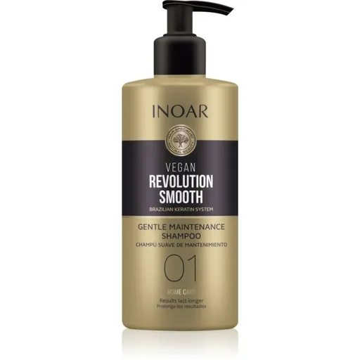 INOAR Vegan Revolution Smooth şampon de netezire pentru par uscat si indisciplinat 350 ml
