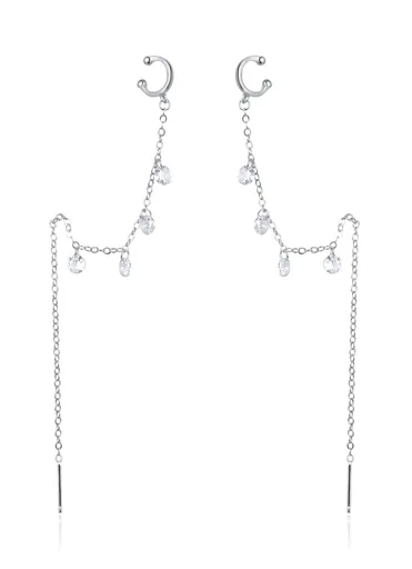 Agato Cercei lungi cu zircon AGT-E024VW-EC