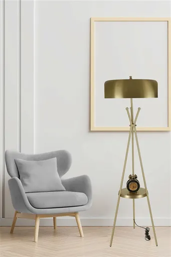 Lampadar, Opviq, 534LUN4436, Auriu