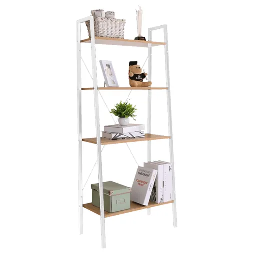 Raft cu 4 rafturi Thea, alb, 60 x 35 x 149 cm, alb