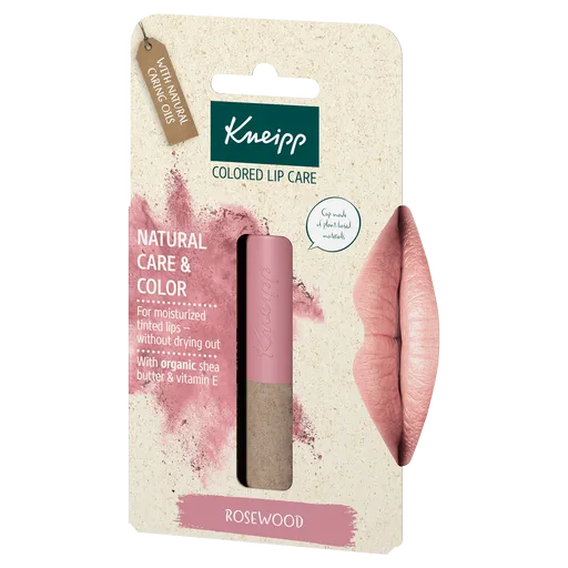 Kneipp Balsam colorat Rosewood, 4,7 g