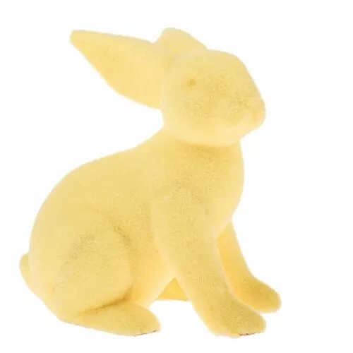 Decorație de Paște iepuraș, galben, 25 x 16 x 28cm, galben