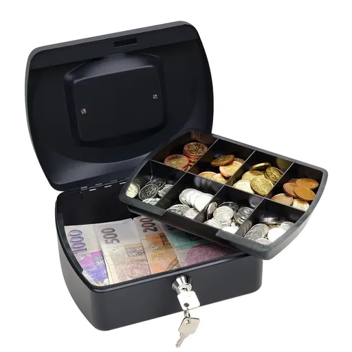 Casetă pentru bani din oțel  TS.0130.C