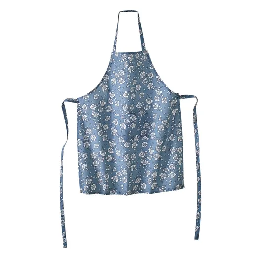 Șorț cu imprimeu floral și finisaj rezistent la pete