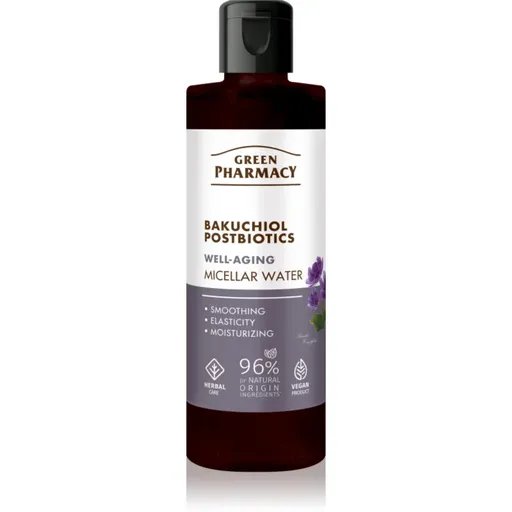 Green Pharmacy Bakuchiol & Postbiotics Micellar Water apa cu particule micele anti-imbatranire si de fermitate a pielii 200 ml