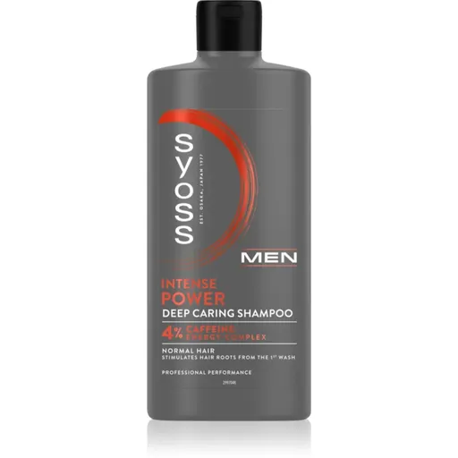 Syoss Men Intense Power sampon fortifiant cu cafeina 440 ml