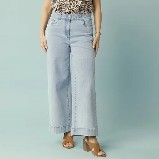 Blugi cu talie înaltă 7/8