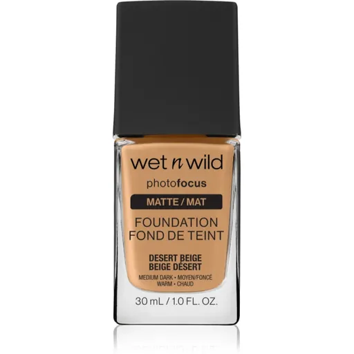 Wet n Wild PhotoFocus Make-up lichid matifiant culoare Desert Beige 30 ml