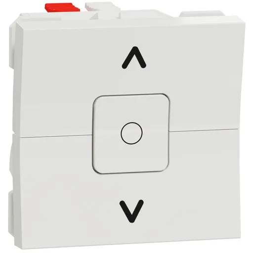 Intrerupator jaluzele 6A 2 module Schneider Noua Unica NU320818, alb