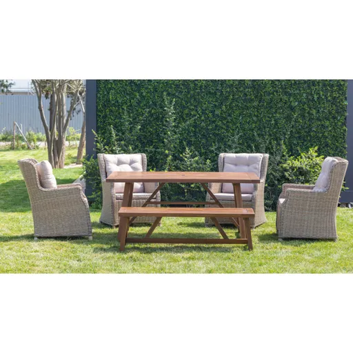 Set mobilier premium de gradina, Sala, rattan