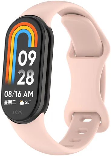4wrist Curea din silicon pentru Xiaomi 9 și 8 - Rose