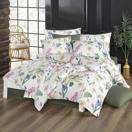 BedTex Lenjerie de pat din bumbac Flavia, 135 x 200 cm, 80 x 80 cm, 135 x 200 cm, 80 x 80 cm