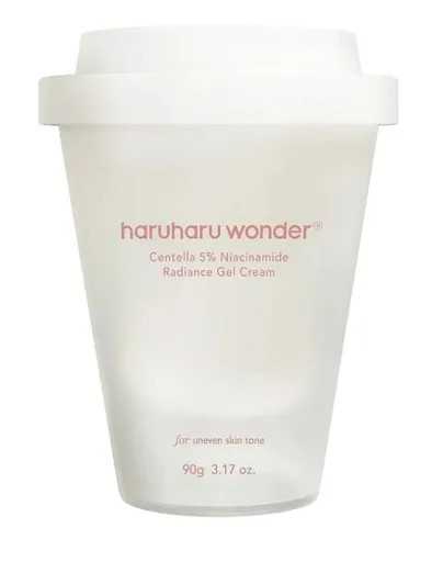Haruharu Wonder Gel-cremă facială iluminatoare Centella 5% Niacinamide (Radiance Gel Cream) 90 g