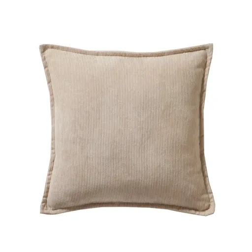 Pernă din catifea reiată de culoare uni