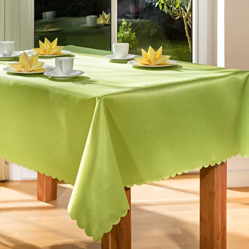 Față de masă Jacquard Polka dots