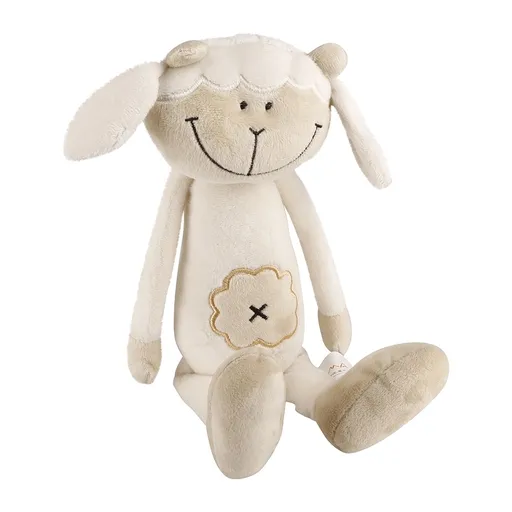 Oaie de pluș Leontine 32 cm, crem