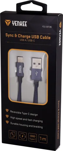 Cablu de sincronizare si incarcare USB tip C 1m