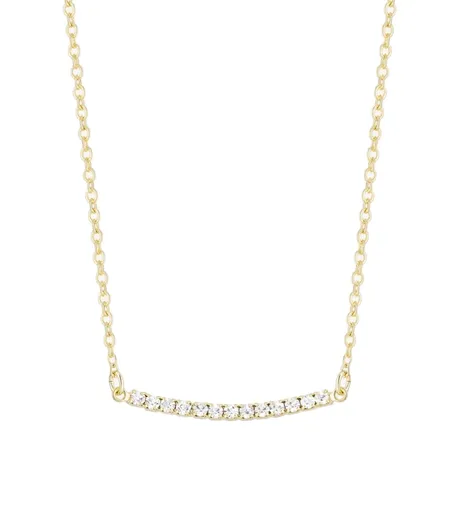 Preciosa Colier placat cu aur cu cristal Preciosa Queen Royal Lagoon 2536Y00