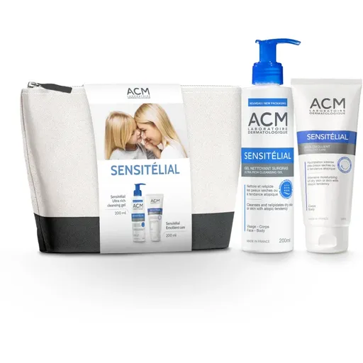 ACM Sensitélial Gift Set set cadou de Crăciun pentru piele uscata spre atopica