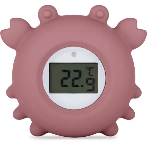 Petite&Mars Digital Silicone Water Thermometer 0m+ termometru digital pentru cadă Crab Caleb 1 buc