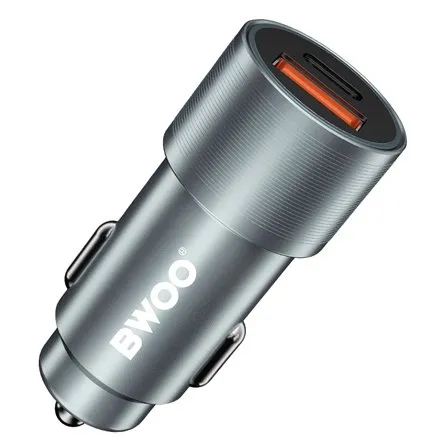 Incarcator auto 38W qc 18W + PD 20W Bwoo GSM183278