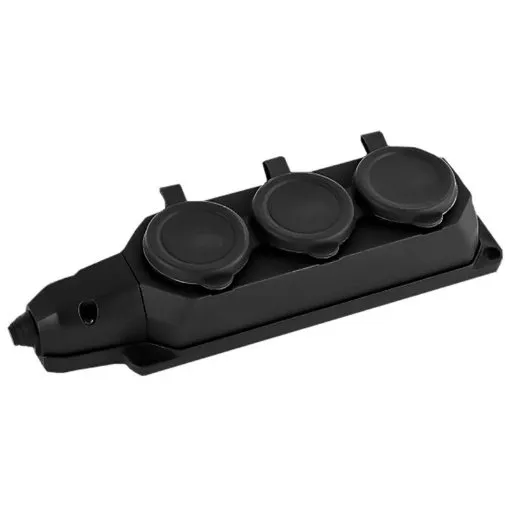 Priza multipla mobila Starke ST01434, fara fir 3 prize 16A 3500W 2P+E IP44 cauciuc