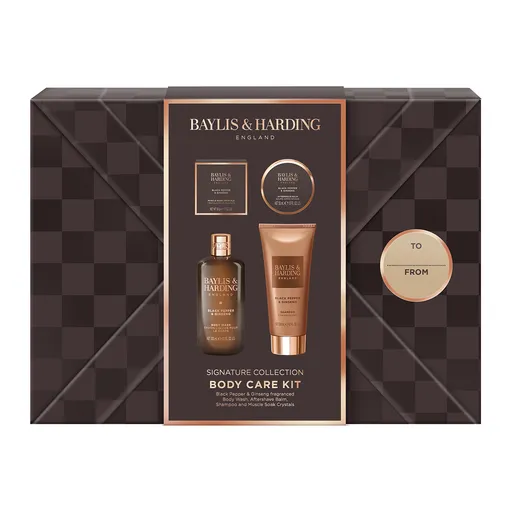 Baylis & Harding Set cadou Piper Negru & Ginseng Set 4 buc