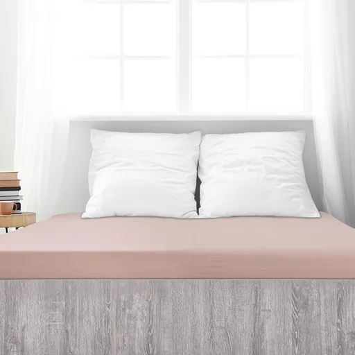 Cearșaf de pat 4Home din frotir Ideal roz vechi,100 x 200 cm, roz vechi, 100 x 200 cm