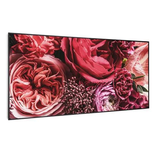 Klarstein Wonderwall Air Art Smart, încălzitor cu infraroșu, floare, 120 x 60 cm, 700 W