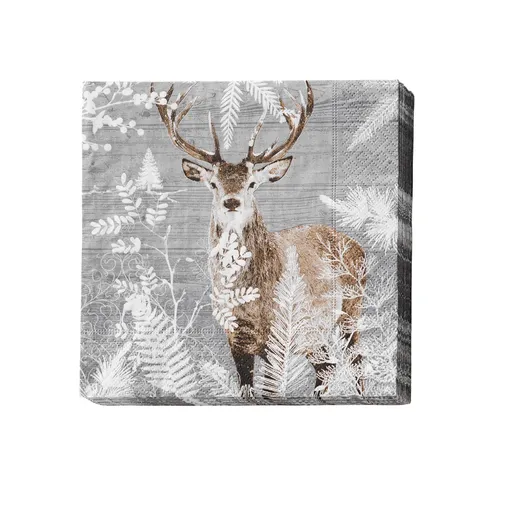 Șervețele de hârtie ren, set de 20