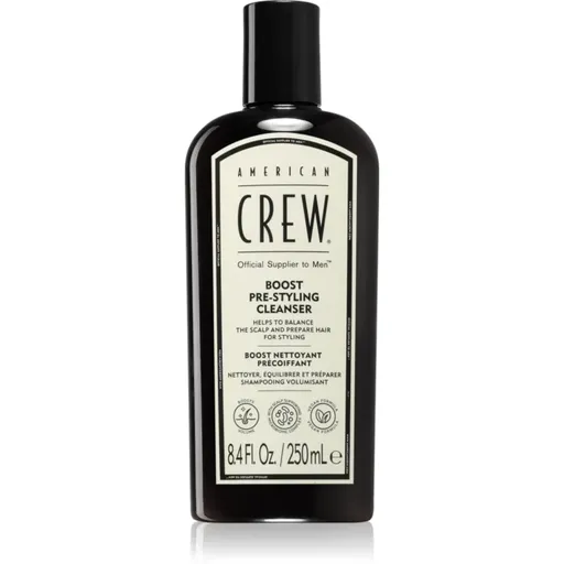 American Crew Boost Pre-styling Cleanser șampon pentru par fin pentru bărbați 250 ml