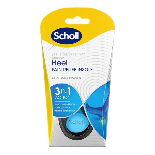 Scholl Branțuri ortopedice pentru pantofi In-Balance Heel (Pain Relief Insole) 1 pereche Small