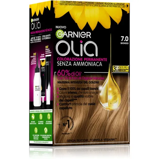 Garnier Olia Culoare permanenta pentru par culoare 7.0 Biondo 1 buc