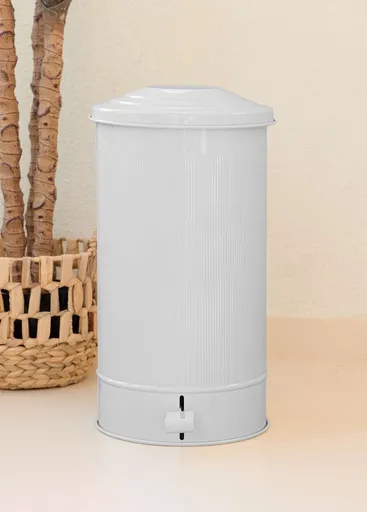 Cos de gunoi, L'essentiel Maison, STP0015, 32x26x52 cm, Alb