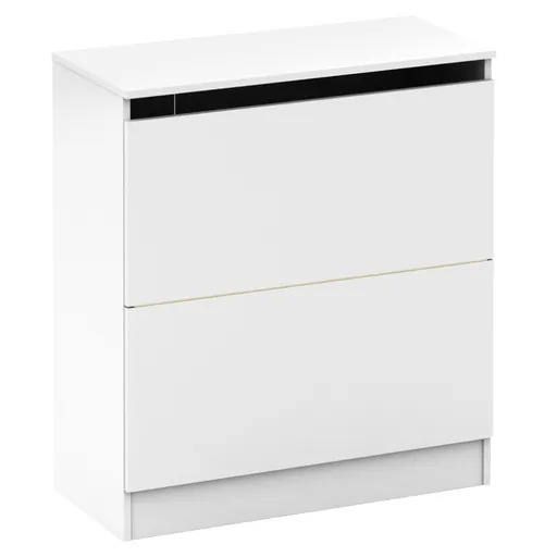 Dulap pentru pături BETTY 2, alb, alb