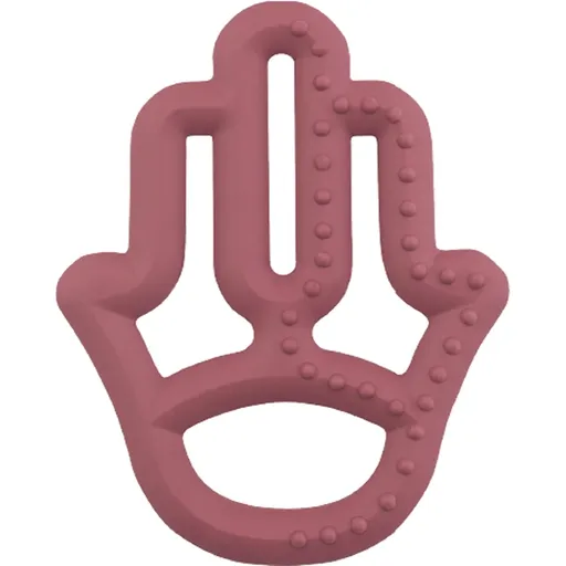 Minikoioi Teether Silicone jucărie pentru dentiție 3m+ Rose 1 buc