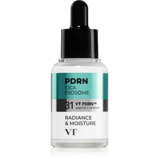 VT Cosmetics PDRN Cica Exosome Firming Ampoule Ser facial pentru fermitate pentru luminozitate si hidratare 30 ml