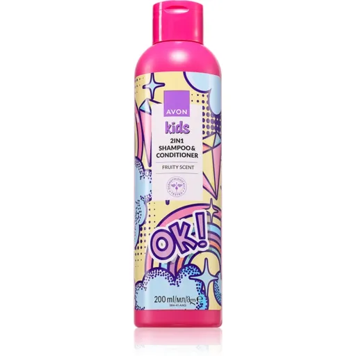 Avon Kids Fruit sampon si balsam 2 in 1 200 ml