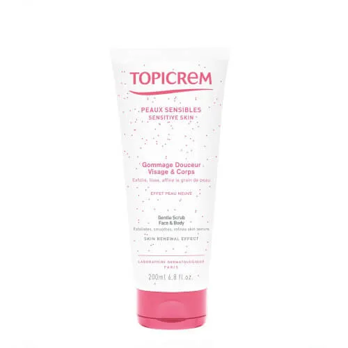 Topicrem Peeling delicat de corp pentru pielea sensibilă(Gentle Scrub) 200 ml